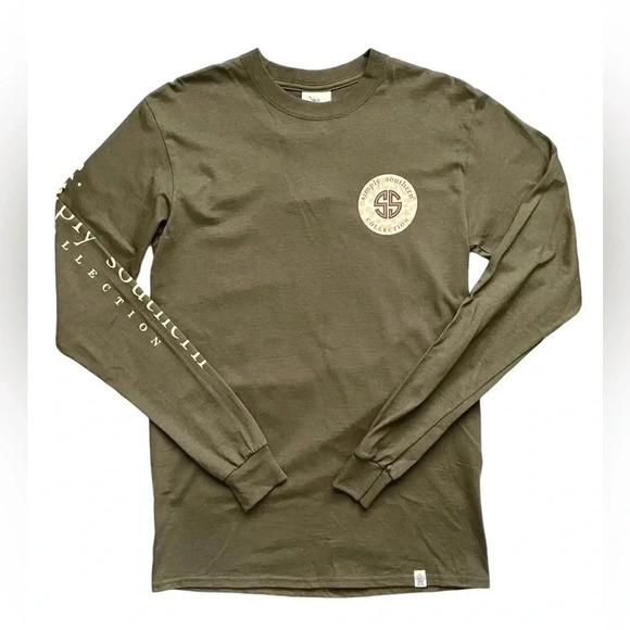 NWT Simply Southern “She Will Not Fall” Christian Graphic Long Sleeve Shirt - Picture 2 of 4